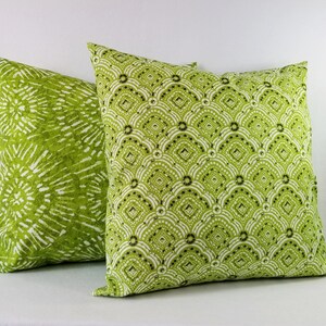 OUTDOOR Pillow Covers Green Pillow Green Pillow Cover Patio Pillow Green Pillows Floral Pillow Damask Pillow Greenery Pillow image 10