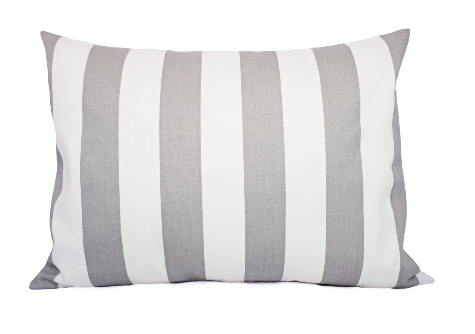 Grey Lumbar Pillow Cover 12 X 16 or 12 X 18 Inch Grey Lumbar Etsy