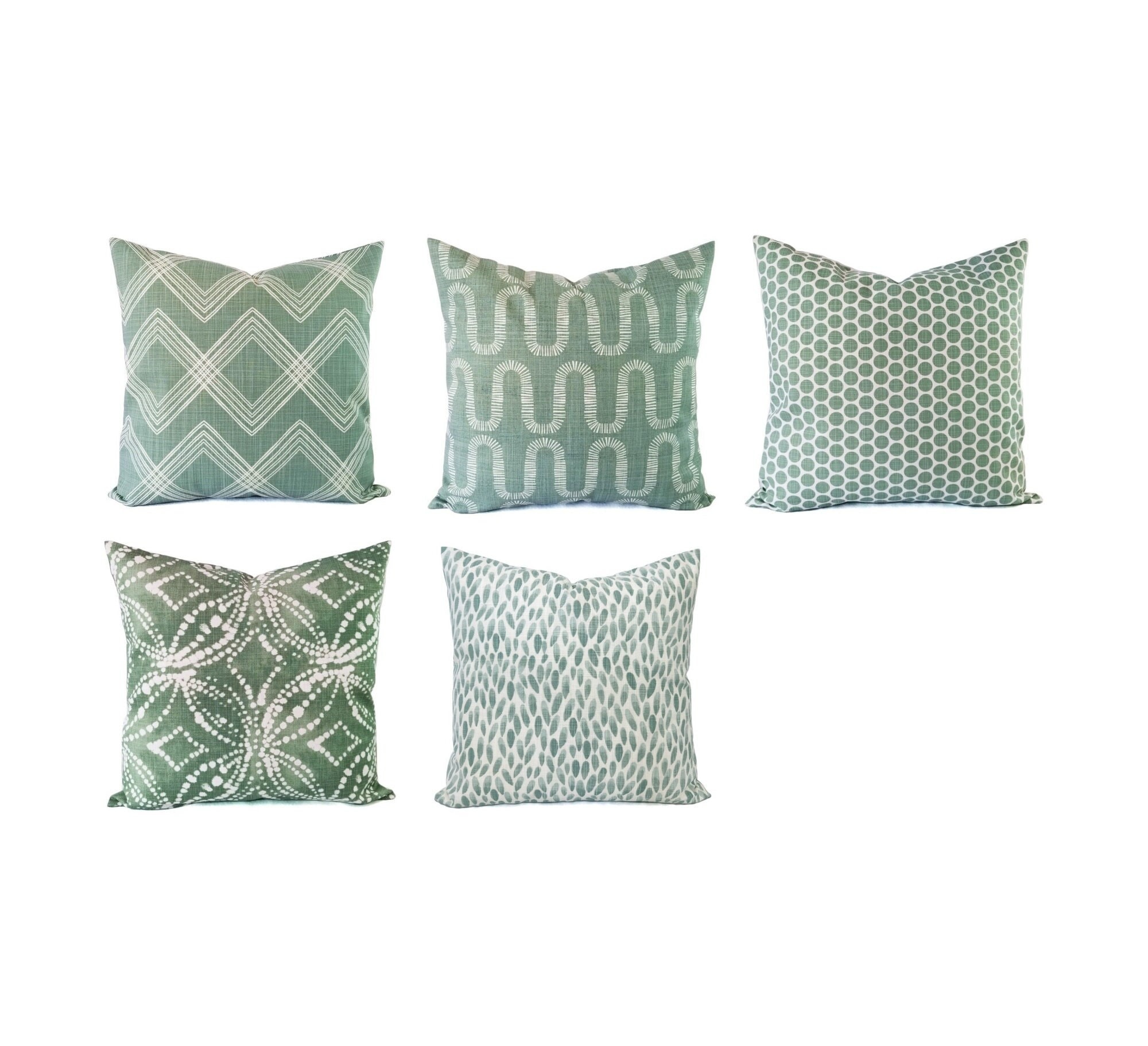 Mint green couch pillows cheap