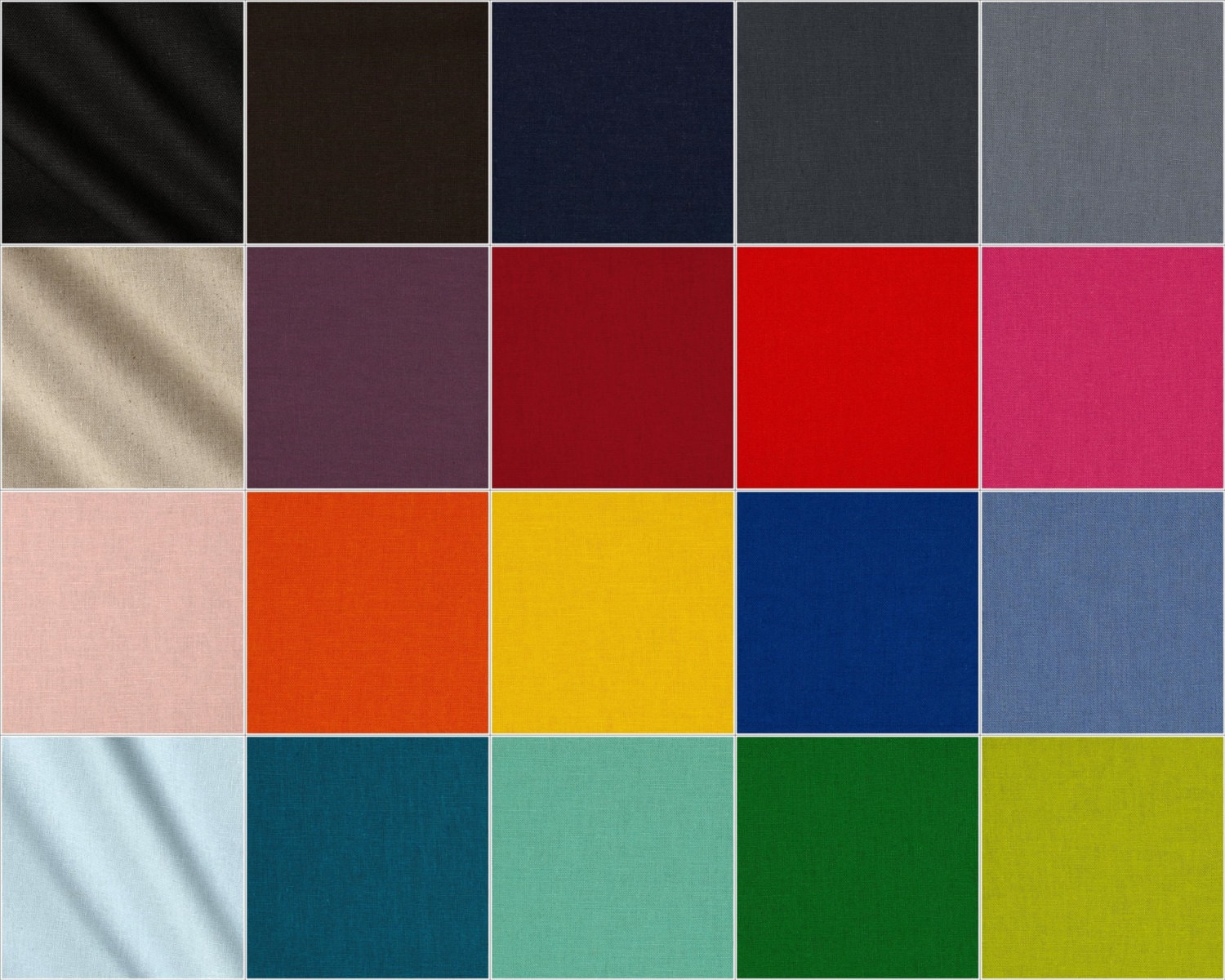 Cotton Linen Blend Pillow Cover Solid Pillow Cover Linen Etsy