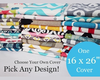 16 x 26 Inch Pillow Cover, Designer Pillow, Single Pillow Cover, Sofa Pillow, Decorative Throw Pillow, Lumbar Pillow Sham, Standard Pillow