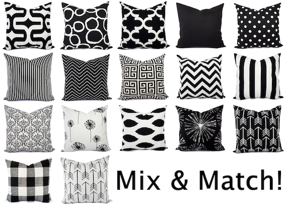 Pillow Covers Black and White Pillows MyDomaine | Accent pillows diy, White
