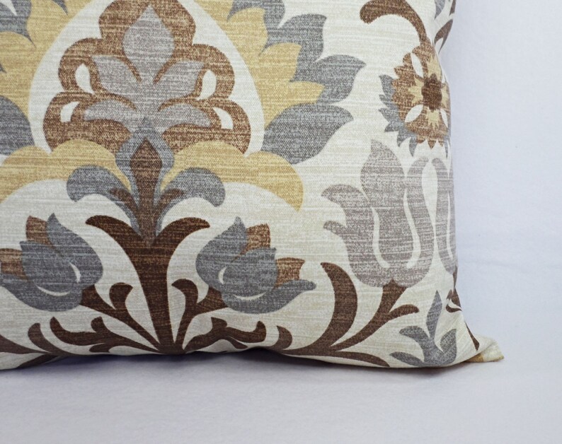 Two Outdoor Pillow Covers 16 x 16 Inch Brown Outdoor Etsy