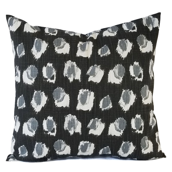 Charcoal Gray Pillow Etsy