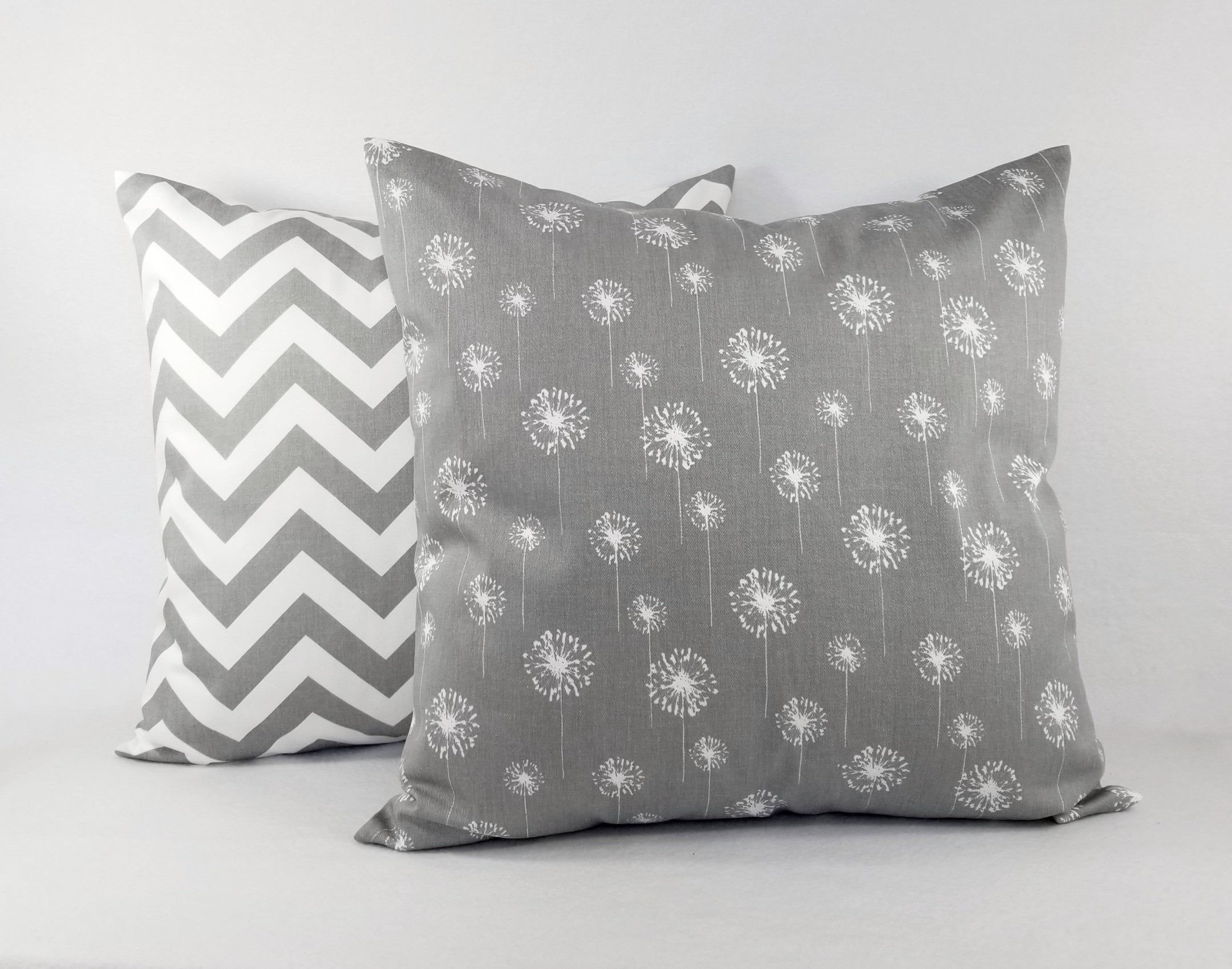 Grey Pillow Covers Grey and White Throw Pillows Decorative Etsy UK