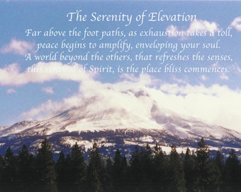 Mount Shasta Inspiring Original High Resolution Color Photo Overlaid Words High Quality Print Ready Download Guidance Mt Shasta California