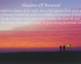 Sunset Renewal Inspiring Original High Resolution Color Photo Overlaid Words High Quality Print Ready Download Guidance California USA