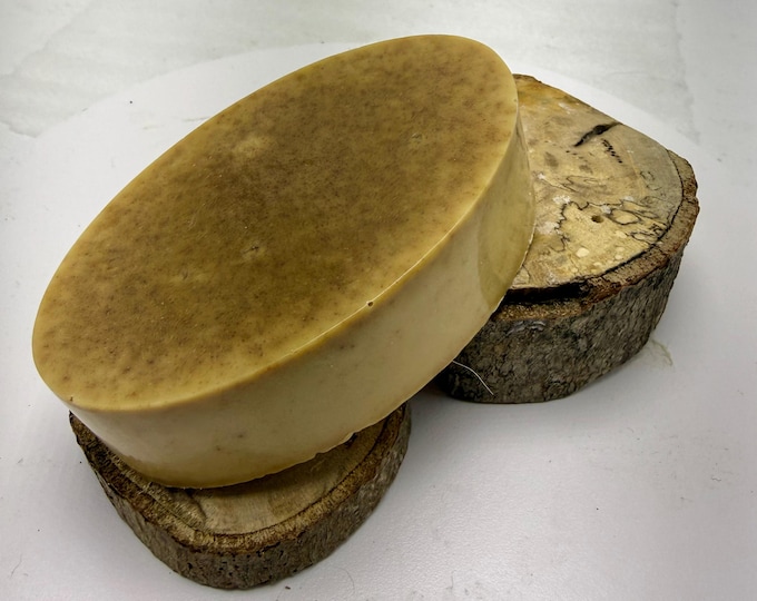 Goat Milk Soap:  Natural Orange Peel Exfoliant (4 oz)