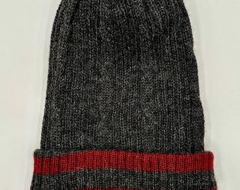 100% Baby alpaca reversible comfort hat