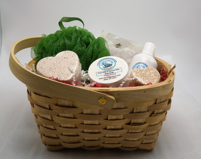 The Ultimate Goat Milk Bath Lover Basket - moisturize - your skin will look like a kid's again! Goat Milk Bath Tea Goat Milk Bath Fizzy