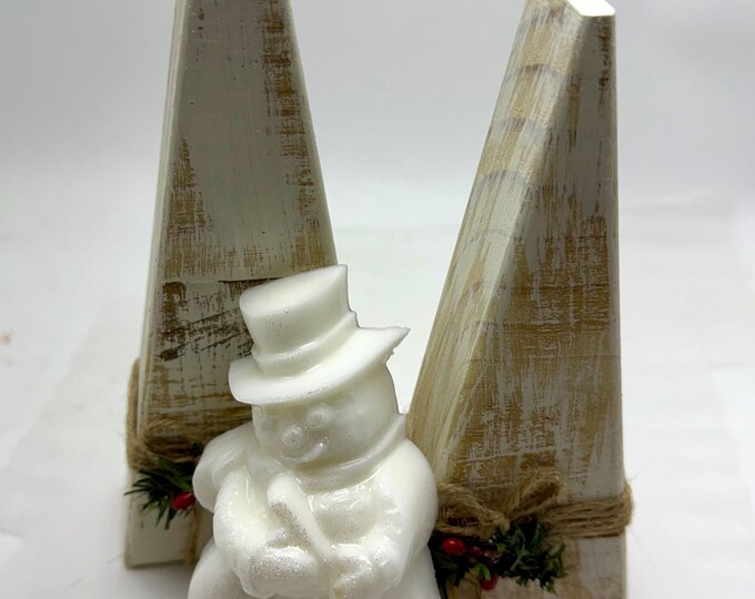 Goat Milk Skating Snowman - cute as can be and great for your skin - great stocking stuffer employee gift coworker secret santa