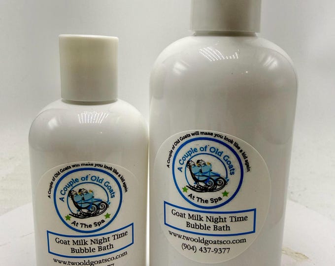 Goat Milk Night Time Bubble Bath