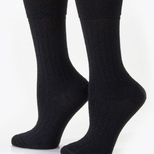 Alpaca dress socks infused with Aloe Oil - ribbed stitched - warm dry insulation - fine lustrous alpaca