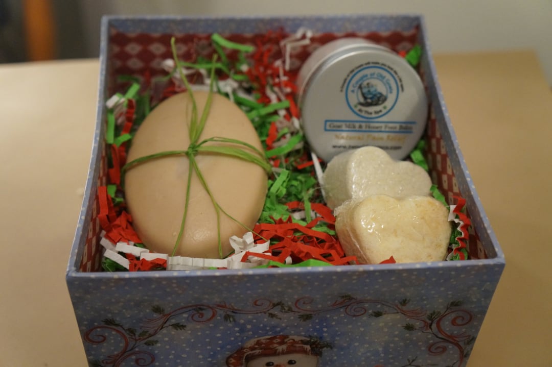 Happy Feet Gift Box gift Box Filled With Goat Milk Products Etsy