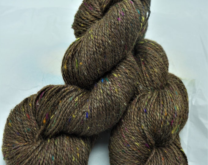 Alpaca Yarn blended with Mulberry Silk for a silky feel and colors that pop 200 ydss per skein-2 ply From the Huayaca alpacas at the farm