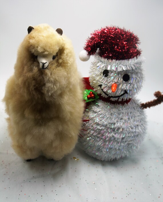 fluffy alpaca toy