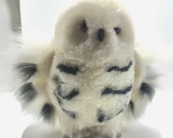 7" fluffy Owl - heavenly soft