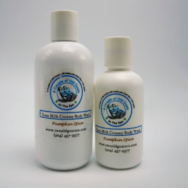 Goat Milk Body_Hand Wash in 16, 8 or 4 oz- moisturize and clean