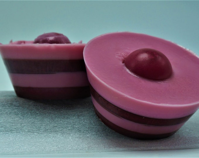 Raspberry Tart - Goat milk and shea butter bar soap- moisturize cleanse - great for the skin- smells like the real thing