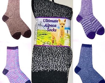 Brown Alpaca Hiker Socks: Warm, Comfortable Boot Socks