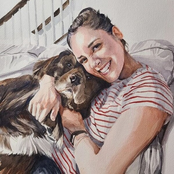 Pet and Family Portraits, Baby Portraits, Family Portraits, Watercolor Portraits, Original Watercolors, Children Portraits,