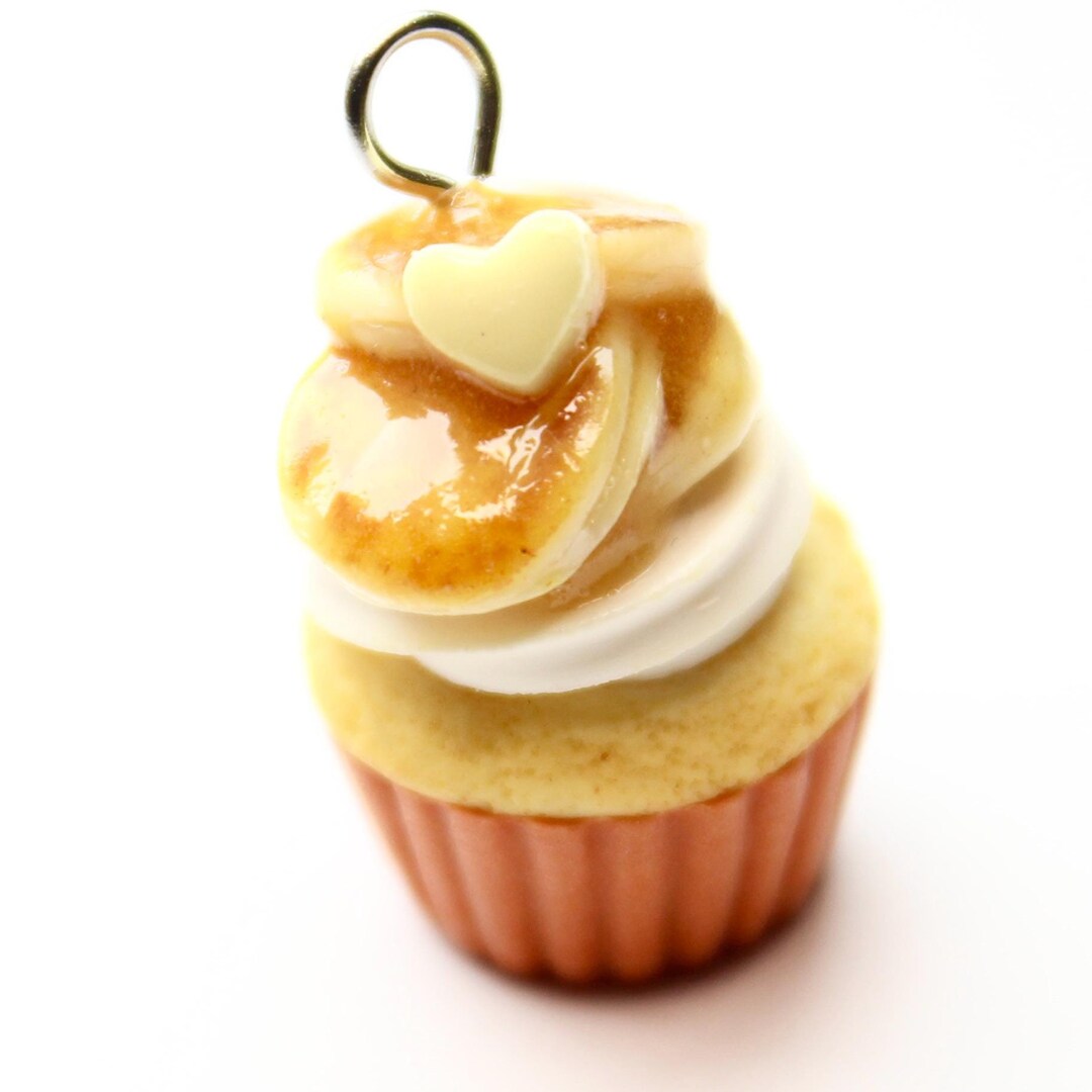 Pancake Stack Cupcake Charm - Miniature Food Polymer Clay Stitch Marker - Foodie Gift - Etsy