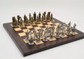Troy War Chess Set - Wooden chess board \/ 28x28cm