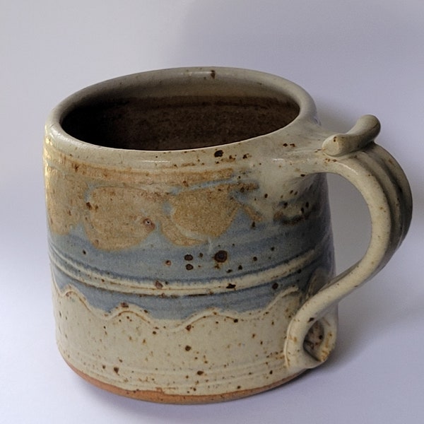 Vintage Wally Smith Signed Art Pottery, Pottery Mug,