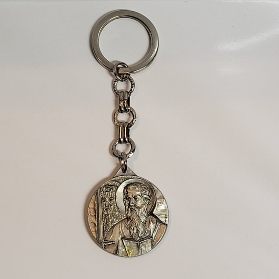 Catholic Saint Paul The Apostle Pewter Keychain. - image 3