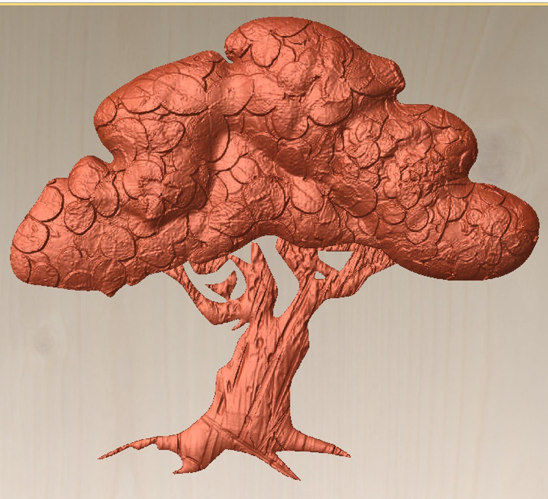 Tree of Life 3D Solid Model for CNC Routers, Mills Cutting File Instant ...