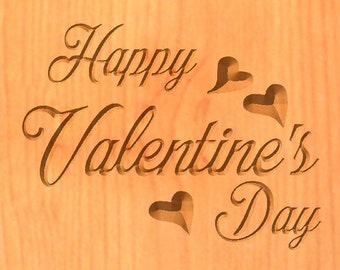 Valentines 5w" x 5h" g code cut file immediate instant download grbl and x carve beginner g code files great size for 3018 cnc machine