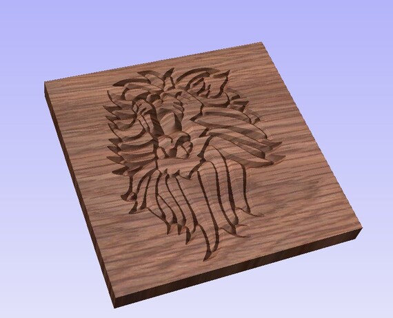 Big Cat-2 2.5 D CNC Router G Code Cut File Immediate Instant