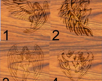 2,5 D Zoll & metrische Engel 1-4 geschnittene Dateien CNC-Router G-Code-Dateien sofortiger Download g-Code-Dateien entsperren die Kraft, die heute in Ihrer CNC-Maschine versteckt ist