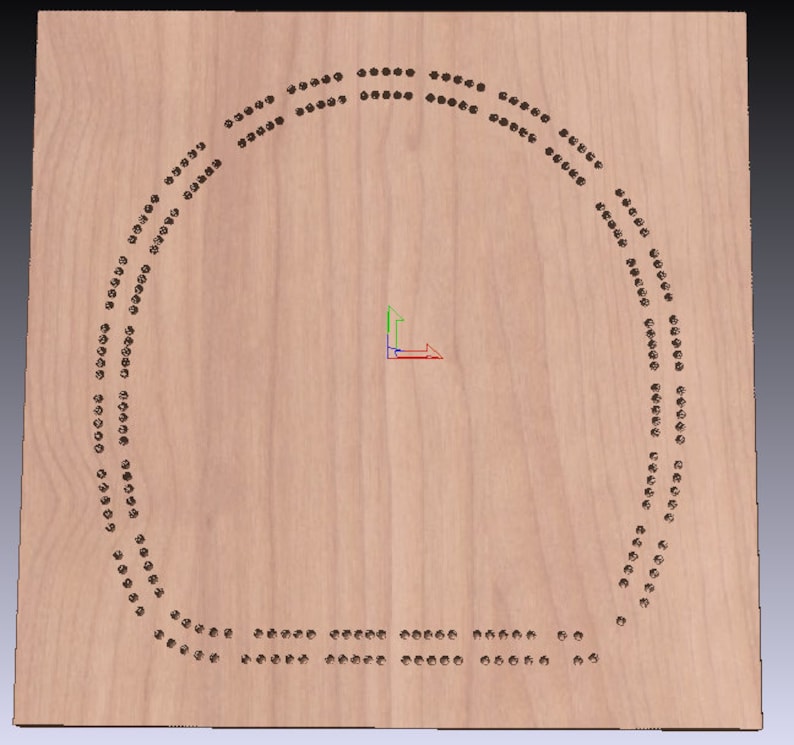 Sun Shape Cribbage Game Board CNC G Code Machine Art Immediate Etsy