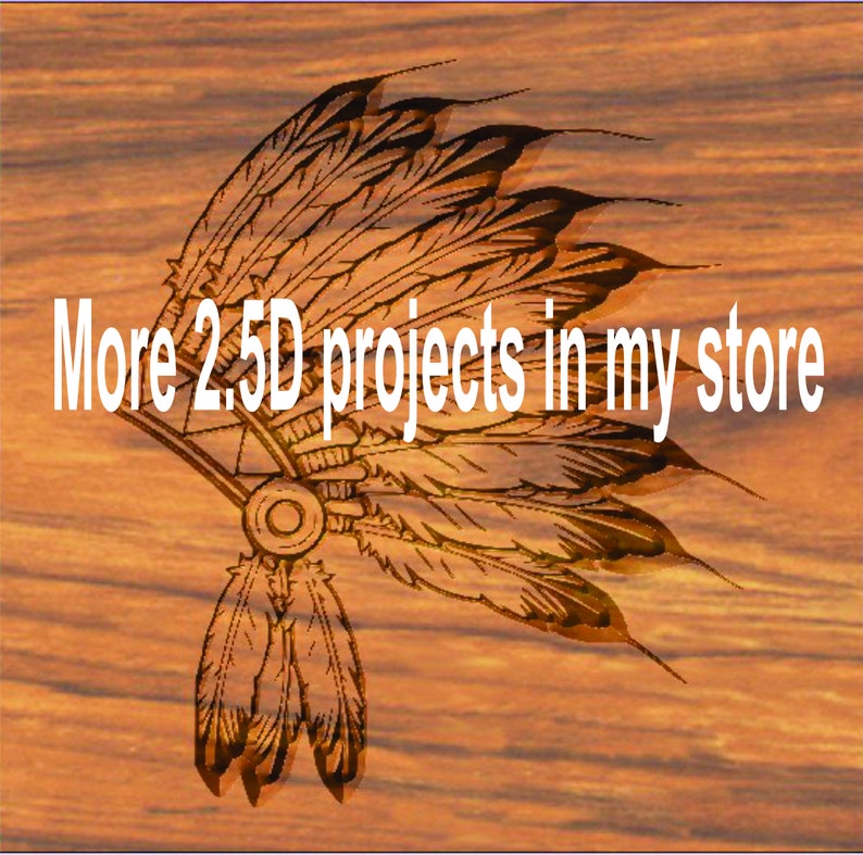 Bald Eagle 2.5D 6 x 10 g code cut file immediate instant download grbl and x carve beginner g code files great size for 3018 cnc machine image 6