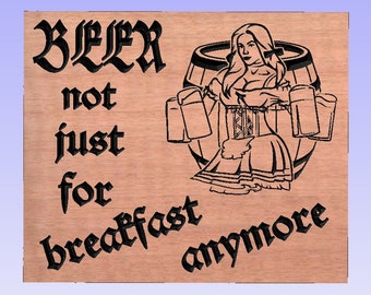 Man Cave Beer sign G-code Mach3, grbl, and x-carve files immediate download for cnc machine.