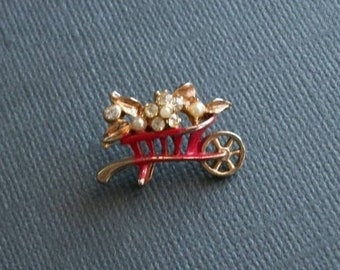 2 épingles (pins) Ballou Dorées - Motif Coccinelles, Longueur 16 Mm - Occasion