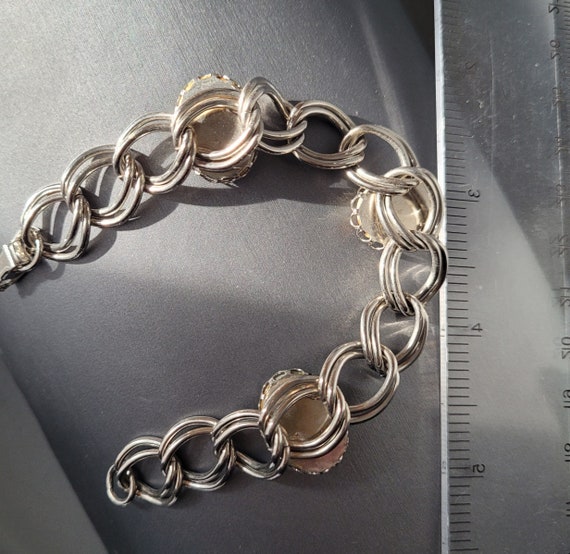 Vintage Bracelet Chunky Bracelet Chain Bracelet S… - image 5