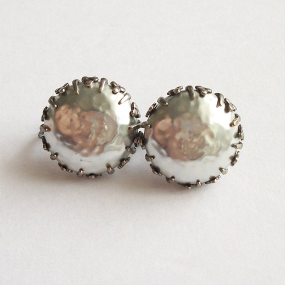 Vintage Miriam Haskell Earrings Faux Pearl Earring