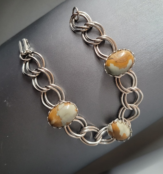 Vintage Bracelet Chunky Bracelet Chain Bracelet S… - image 1
