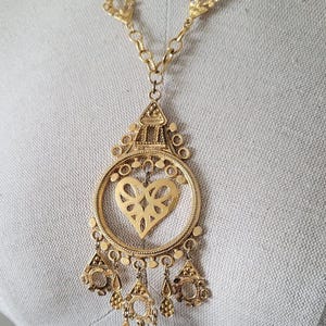 Stunning Rare ART Signed Vintage Designer Statement Necklace Pendant Necklace Runway Jewelry Mogul Fashion Jewelry High End Designer