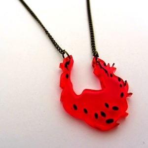 Thundercats laser cut Cheetara necklace.