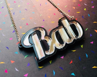 Bab laser cut necklace, Birmingham & Black country