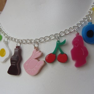 SWEETS for my SWEET -  Pick &#39;n&#39; Mix Sweetie Lasercut Necklace - Eight charms