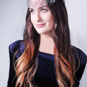 Ice Queen Bridal Crown Headpiece In Laser Cut Perspex