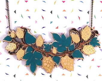 Beer Hop Statement Necklace