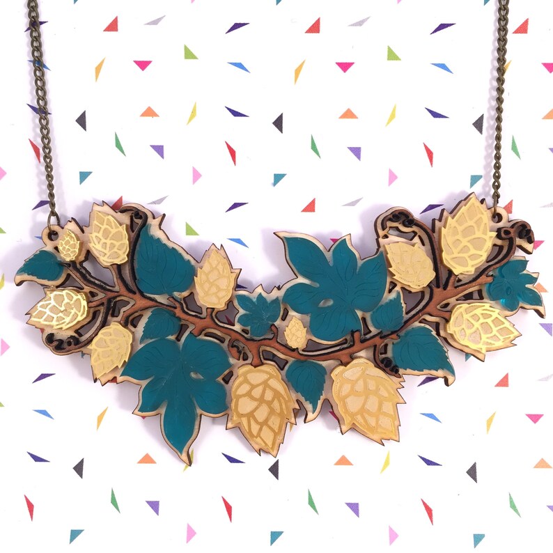 Beer Hop Statement Necklace image 1