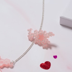 Oxytocin Molecule Pin Badge