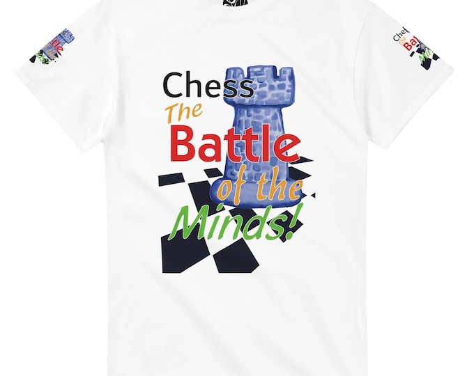 Chess The Battle of the Minds - Unisex Crewneck T-shirt | Castle Tower Graphics