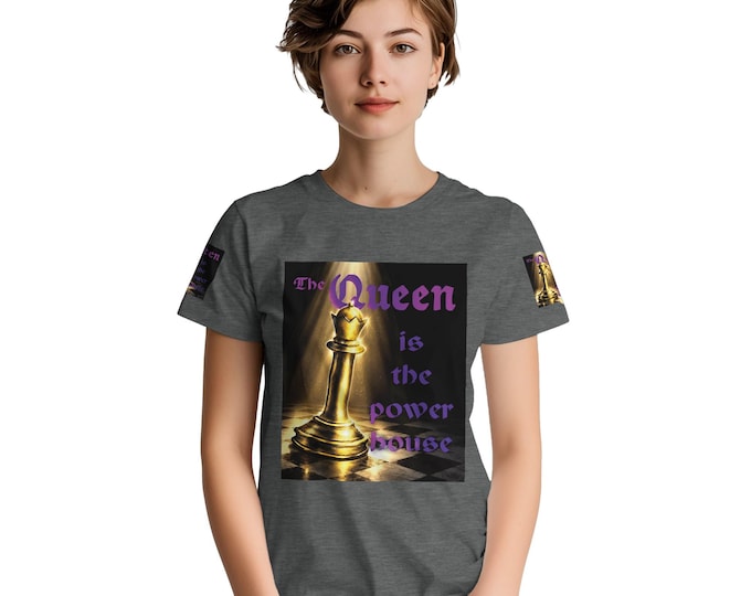 The Queen is the Power House. Chess Unisex Crewneck T-shirt | Queen Chess Piece